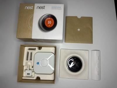 Nest Lernthermostat 2. Gen Edelstahl Display T200377 - Neu geöffnet  