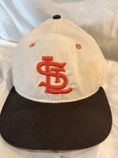 Roman Pro St. Louis Cardinals MLB Baseball Cap White Black Size 7