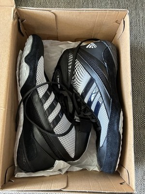 Adidas Response 3 Men's Wrestling Shoes 262630 Black Silver Black - Sz 9.5
