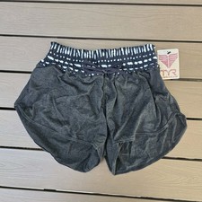 TYR Women Black/White Milos Santorini Shorts Sz S New