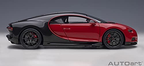 AUTOart 1/18 Bugatti Chiron Sport 2019 Red/Carbon Black Finished Product 70996 - Picture 4 of 8