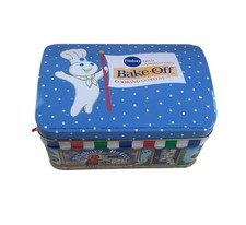 Pillsbury Doughboy 50TH ANNIVERSARY BAKE-OFF TIN With Ornaments 2000