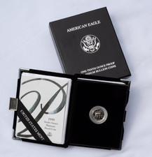 1999 Proof 1/10 Oz American Platinum Eagle 2366.20 per troy oz