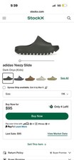Yeezy Slide onyx slides yeezy slides sneakers adidas in box