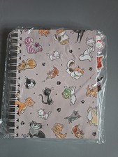 Disney Cats Spiral Notebook, New!