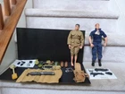 12" GI Joe figure lot 1999 WWI Doughboy & 1996 SWAT & some equip world war 1 WW1