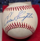 Cardinals Enos Slaughter Signed Rawlings Bart Giamatti N.L. Baseball