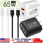 For Google Pixel 10 9 8a 7a Pro XL Fast Charger Power Adapter & 3Ft Type C Cable
