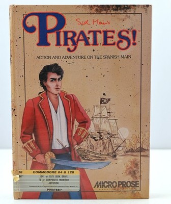 Sid Meiers Pirates - CIB - C64