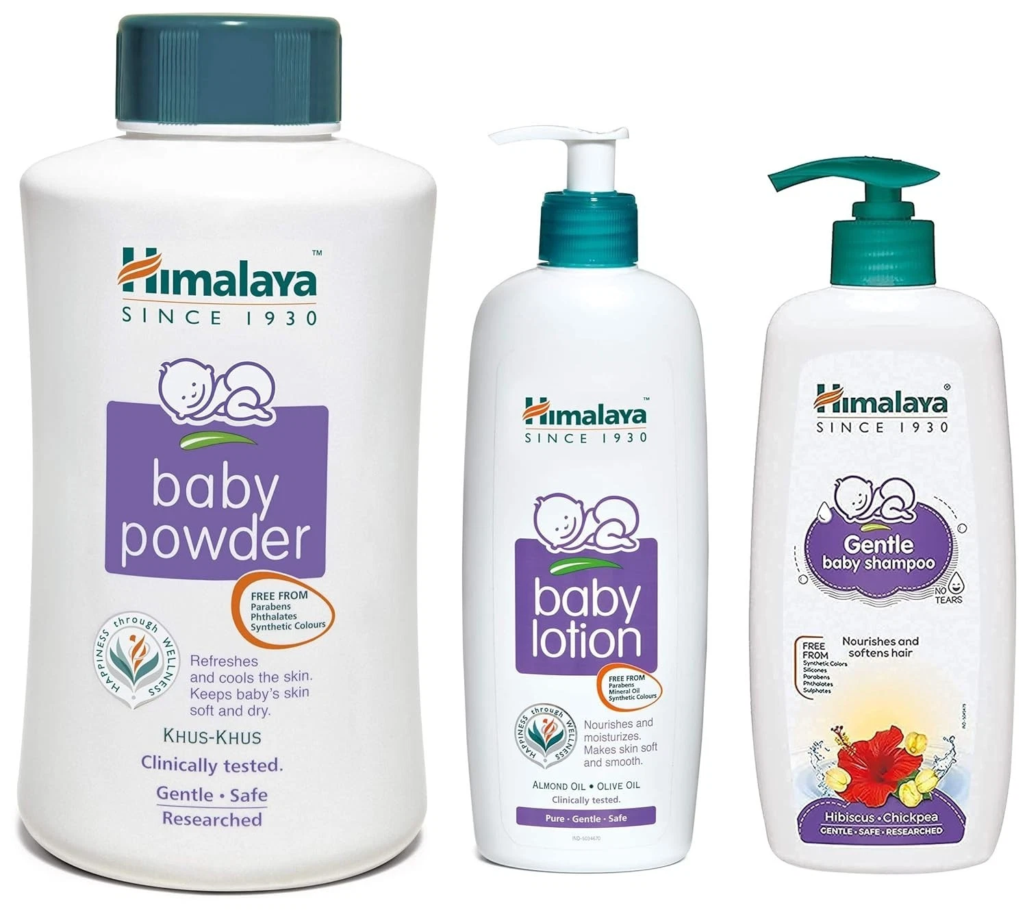 Herbals Baby Lotion (400ml), Powder, 700gand Shampoo (400 ml) Combo
Opens in a new window or tab