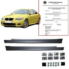 Sport Seitenschweller Set grundiert passt f�r BMW 5er E60 E61 03-10 M-Paket *ABE