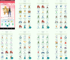 Pok mon Acc Go - Level 55 - 83 Shiny - 60 Legendary - Instant D3livery