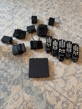 Lot Of 5 Comcast. 4 Digital Adapters, 1 Wireless Box, 5 Remotes, Powers on As Is