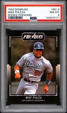 1992 Donruss Mike Piazza PSA 8 NM-MT #BC-9 Rookie Phenoms RC