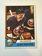 1974-75 O-Pee-Chee #101 Jean Potvin New York Islanders RC OP