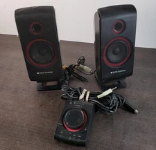 Altec Lansing VS2421 VS 2421 Computer Audio Speakers with Control Pad Pod