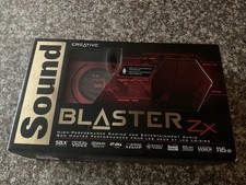 Creative Sound Blaster Zx SBX Gaming Audio Card/ Tested And In Good Condition