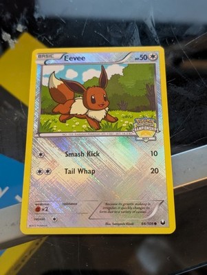 Pokémon Eevee Promo Reverse Holo League & Championship 084/108 50 HP