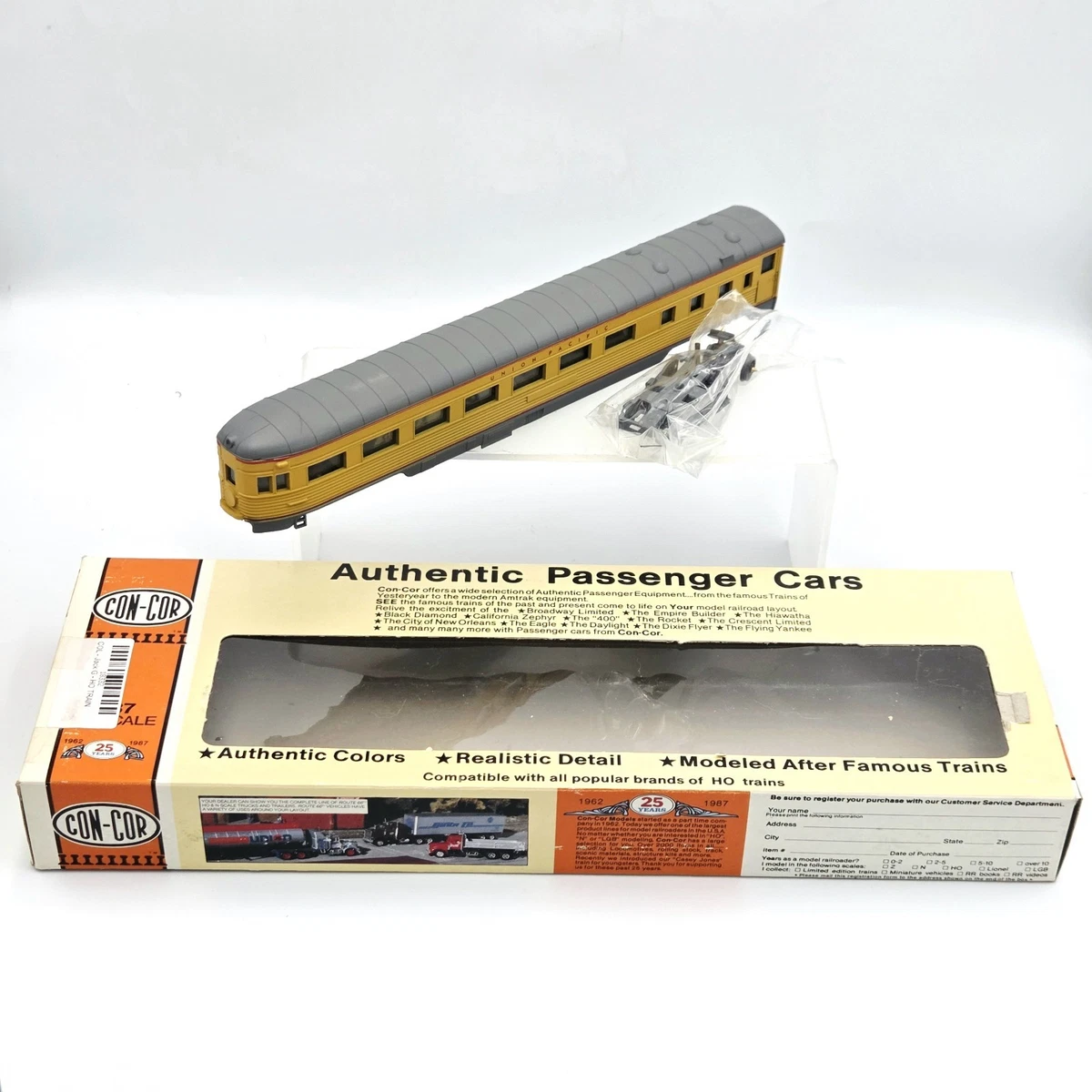 Con-Cor Yellow Plastic Model Trains for sale | eBay