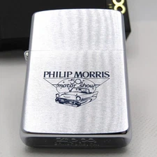 Philip Morris 50s Motor Show Zippo 1988 Mint Rare
