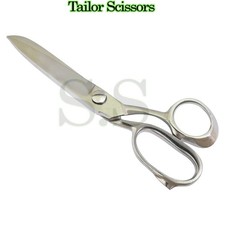Tailor Tailoring Sewing Heavy Duty Scissors 7" Polish Silver