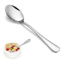 Teaspoon Set,16 Piece Spoons Silverware,Premium Food Grade 18/10 Stainless 6.7"
