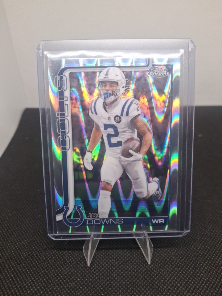 2025 Topps Josh Downs Lava Refractor No. 127 Colts