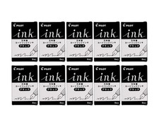 Pilot Ink Cartridge for Fountain Pens - Set of 10 boxes - 5 cartridges per box