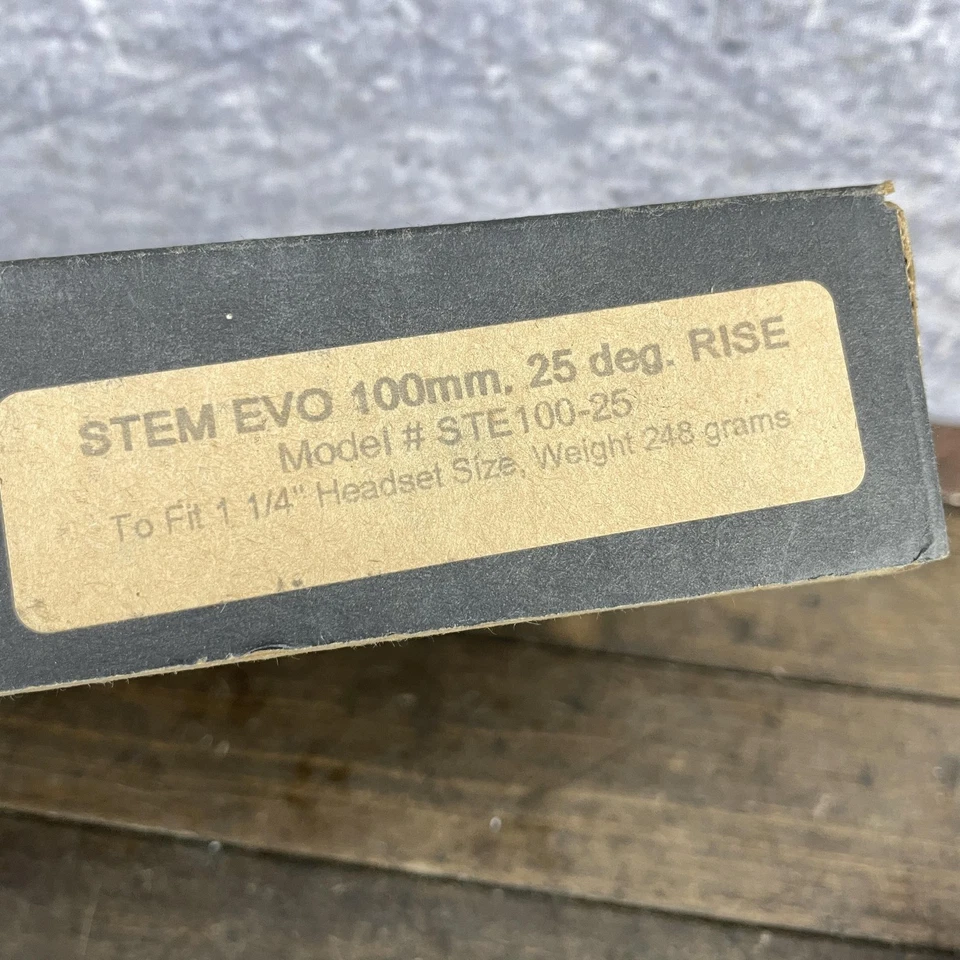 Vintage Control Tech EVO Quill Stem 1 1/4 in NOS 100mm 25 deg RISE USA STE100-25 - Image 4 of 4