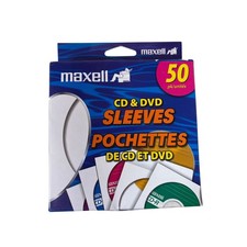Maxell CD DVD Sleeves Bulk Lot Case Approx 2000 Paper Plastic Storage Assorted
