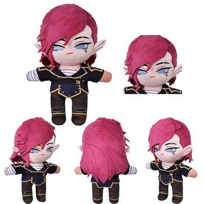 2024 League of Legends Arcane Season 2 Vi Doll Soft Plush Mascot Christmas Gifts