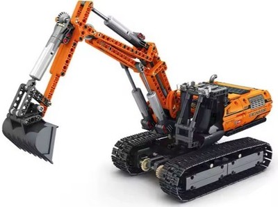 Bagger Technik Klemmbausteine Reobrix 22003 R/C Controler 1106 Teile