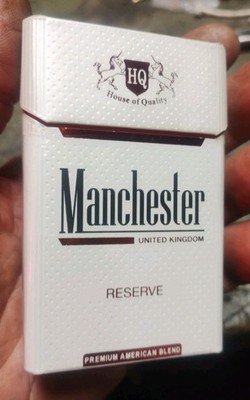manchester united cigarette Collectable Cigarette Packets Manchester Reserve (EMPTY)