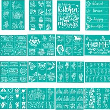 Butterfly Flower Silkscreen Stencil Reusable Self-Adhesive Silk Screen Printing