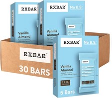 Protein Bars, Protein, Gluten Snas, Vanilla Almond 6 Boxes,