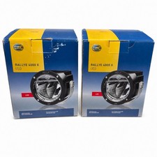 Pair New Hella Rallye 4000x 5 Led Driving Lights 40w 012206021 Off-road Pair New Hella Rallye 4000x 5 Led Driving Lights 40w 012206021 Off-road