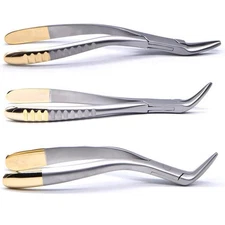 3PCS/set Dental Root Residual Fragment Forcep Minimally Invasive Extraction B...