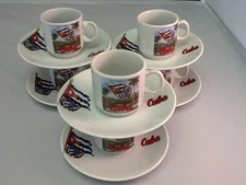 2oz Cuban 12 Piezas Espresso Cafesito 6 Tazas Bandera Cubana Cuba Flag 6 Tacita 