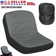 Universal Riding Lawn Mower Tractor Seat Cover Padded Comfort Pad Storage Medium
