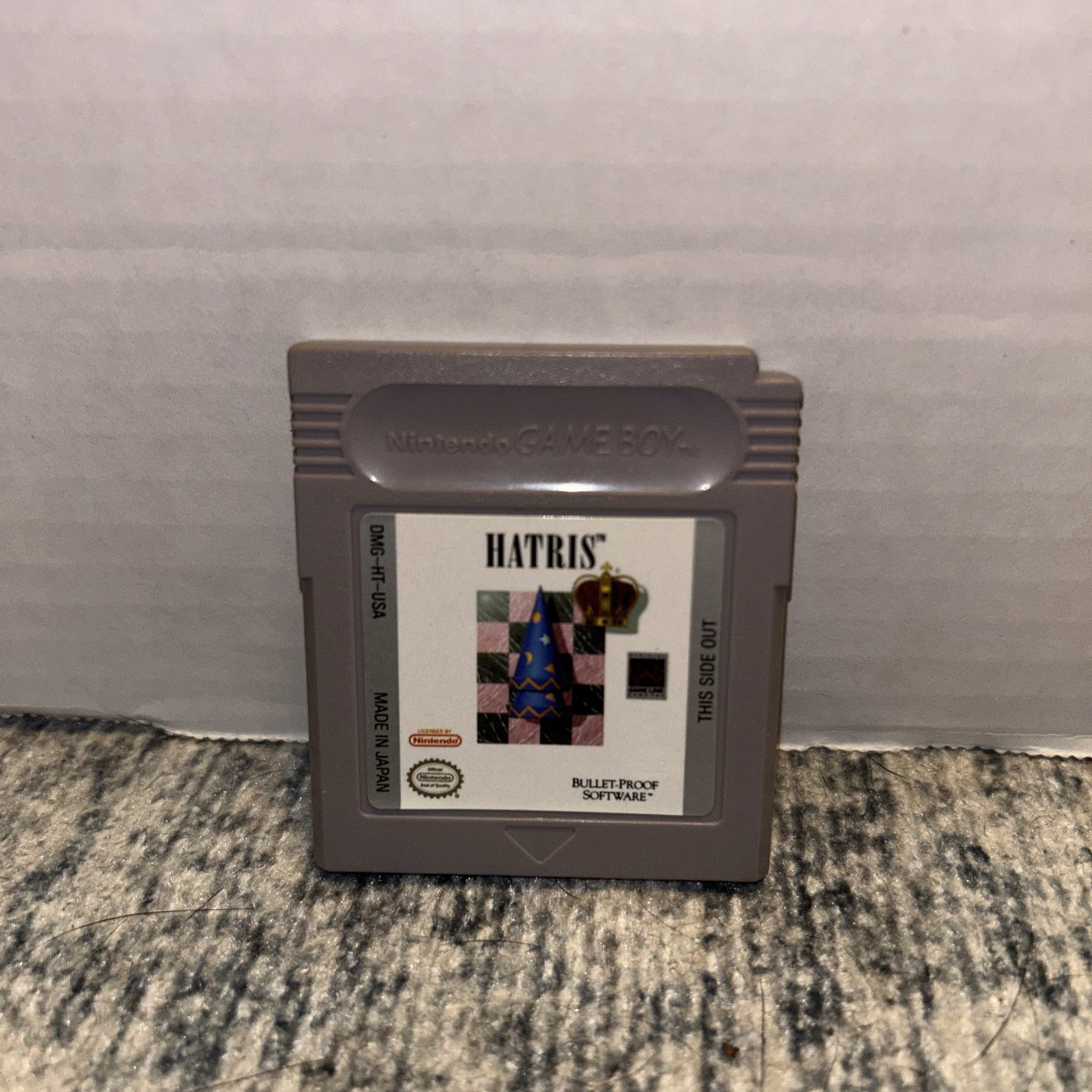 Hatris Nintendo Game Boy Cartridge Only – Tested - Classic Puzzle Game