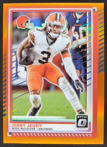 2025 Panini Donruss Optic Jerry Jeudy Orange Prizm /299 Browns SD4