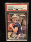 2024 Prizm Drake Maye Flashback Rookie-No Huddle #10 Rookie RC PSA 8 NM-MT