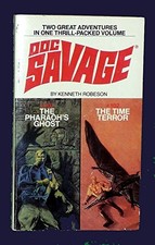 DOC SAVAGE #101: THE PHARAOH'S GHOST & #102: THE TIME By Kenneth Robeson *VG+*
