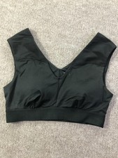 Tommie Copper Sports Bra Womens Medium Black Shoulder Support Activewear Gym Top