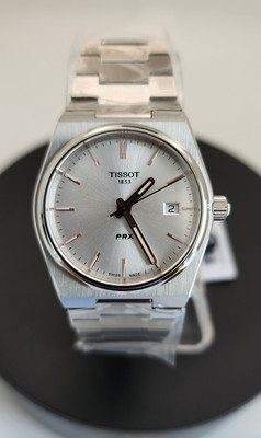 時計 TISSOT PRX 35mm Silver Dial Tissot PRX Digital 35mm Silver Dial Steel Unisex Watch