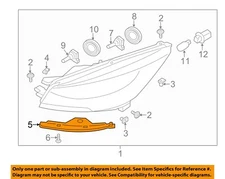FORD OEM 13-16 Escape Headlamp Components-Support Bracket CJ5Z17C973A