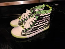 Beetlejuice It’s Show Time Women's NEW High Top Sneakers Ground Up tennis shoes