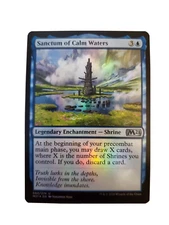 1x Sanctum of Calm Waters FOIL Core Set 2021 M21 Magic the Gathering MTG NM