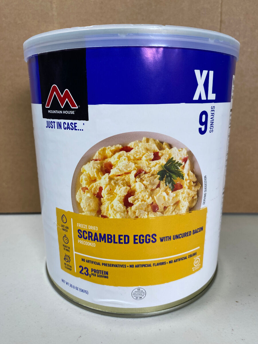 Scrambled Eggs with Bacon - #10 Can