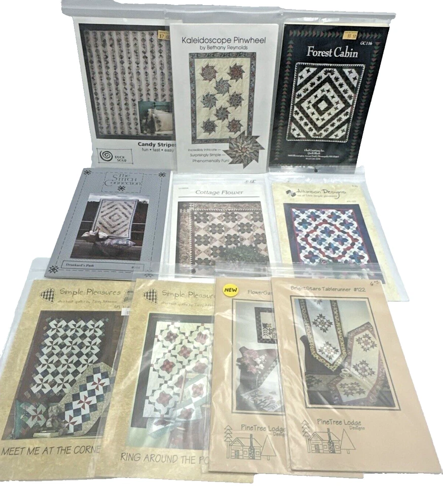 Quilt Patterns Lot 10 Atkinson Thimbleberries BSR Design Stitch Connection + - Image 2 of 4